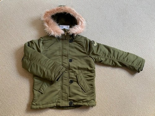 Kinder winterjacke khaki - kinder,