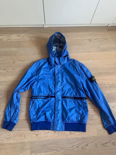 Stone island jacke blau mit - jacke,