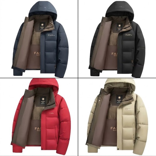 Herren winterjacke mit kapuze - herren-winterjacke,