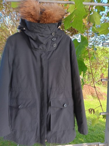 Schwarze lange jacke in 1 - lange,